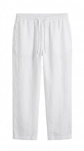 Linen Trousers – White