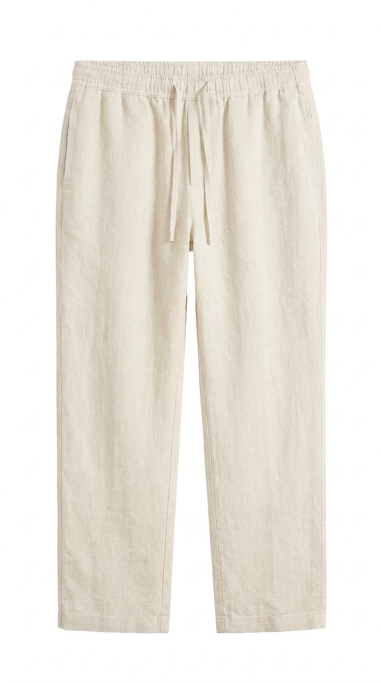 Linen Trousers – Off white