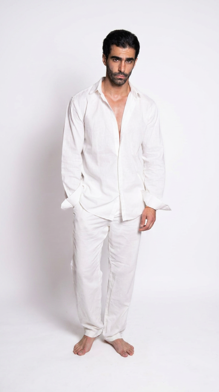 Linen Set – White